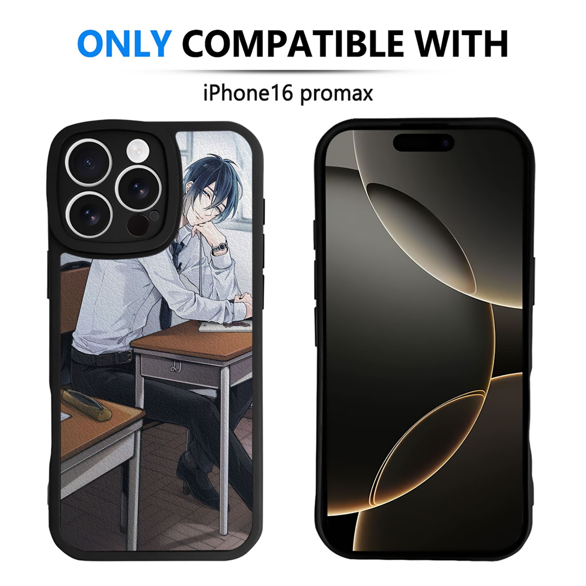 （画像用） 刀剣乱舞 Touken Ranbu 【iPhone 16シリーズ対応】シリコンスマホケース（レザー調） 材質：シリコン